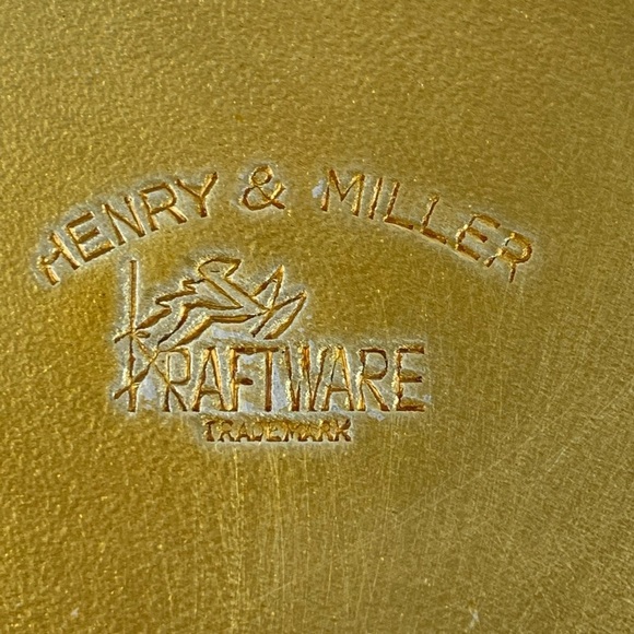 Henry & Miller Kraftware Vintage Ice Bucket and Tongs - Picture 11 of 11